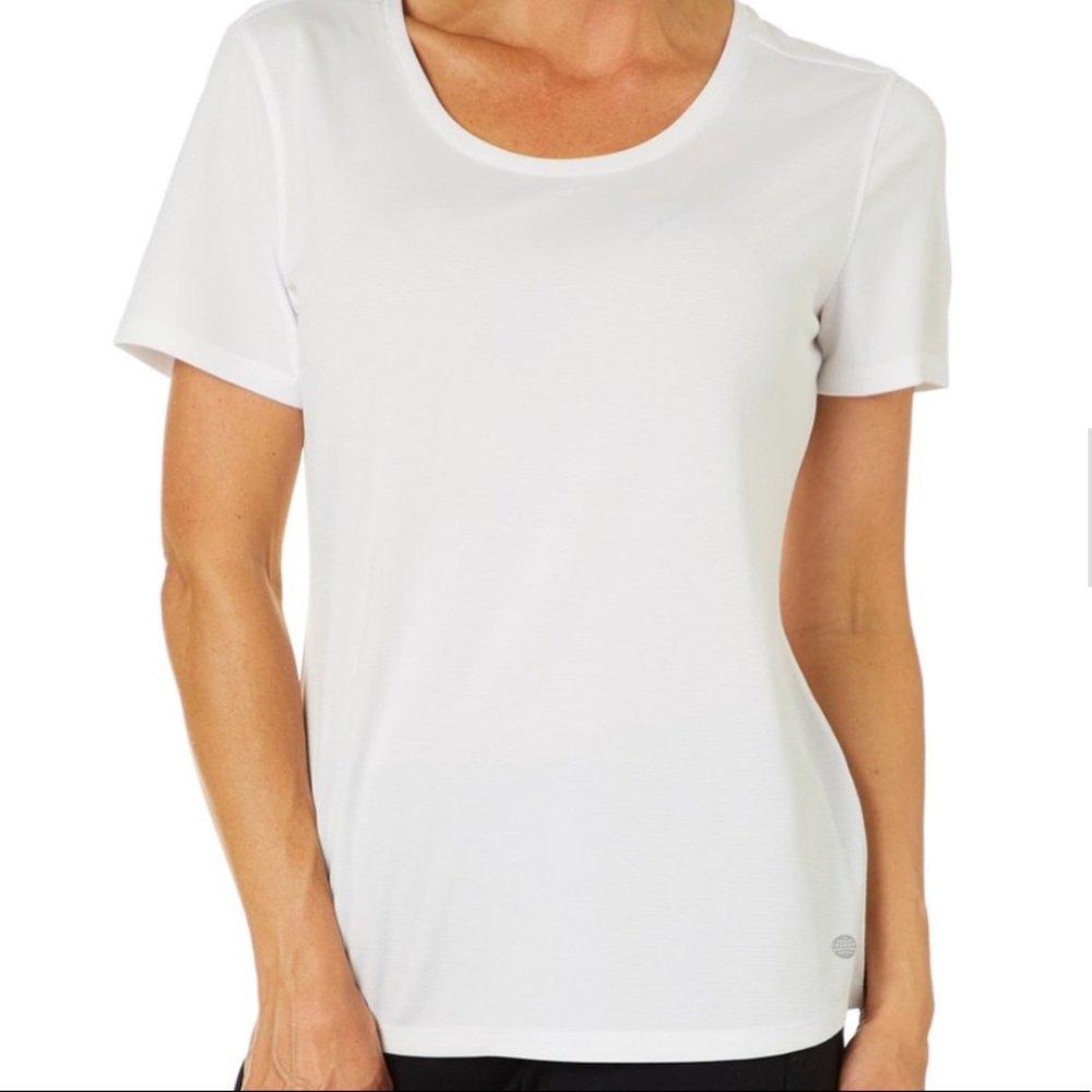 NWT-Fishing Active Top,White, Breathable, M